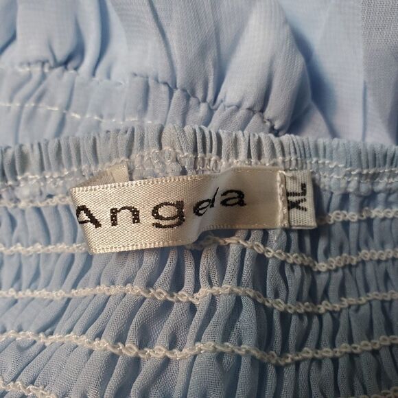 Angela Blue High Low Dress (XL) - Picture 5 of 5